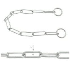 Schakelketting chrome 3mm