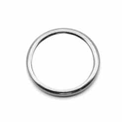 Ring vernikkeld 20 x 3mm