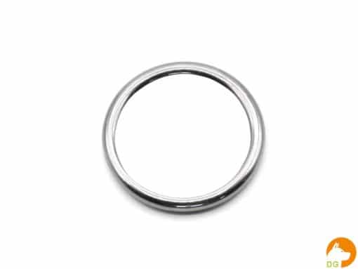 Ring vernikkeld 20 x 3mm