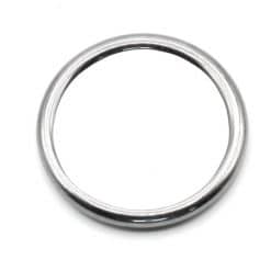 Ring vernikkeld 25 x 3-5mm