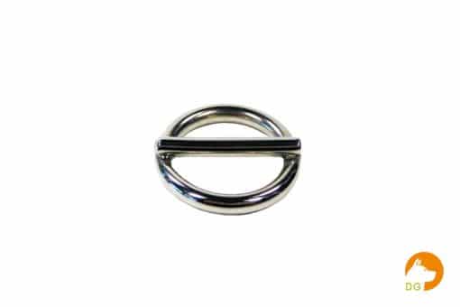 Ring met pin vernikkeld 16 x 2.75mm