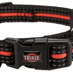 04-060 Halsband Fusion M-L Zwart-Oranje