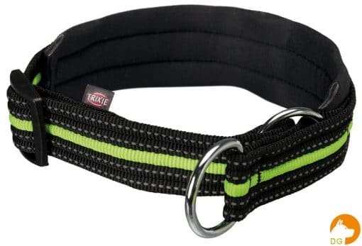 04-072 Anti-Trek Halsband L Zwart-Groen