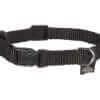 Classic nylon halsband XS-S zwart