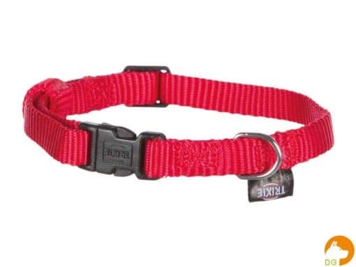 Classic nylon halsband XS-S rood