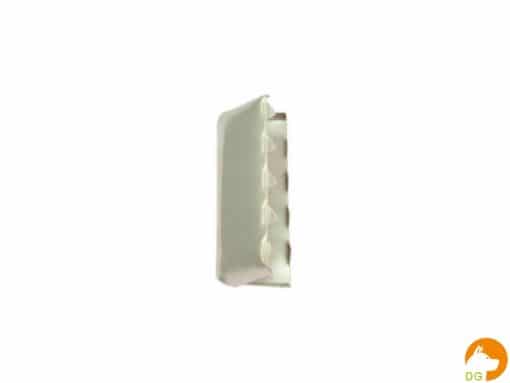 Webbing tip nikkel 25mm