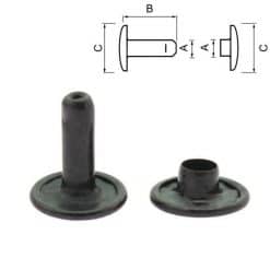 Holniet zwart dubbel + measurements