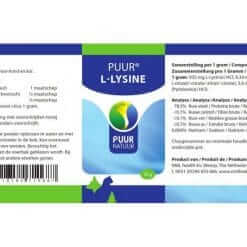 Puur L-Lysine hond en kat info