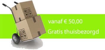 Bezorging gratis vanaf €50