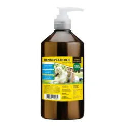 Hennepzaadolie met pompje 1 liter