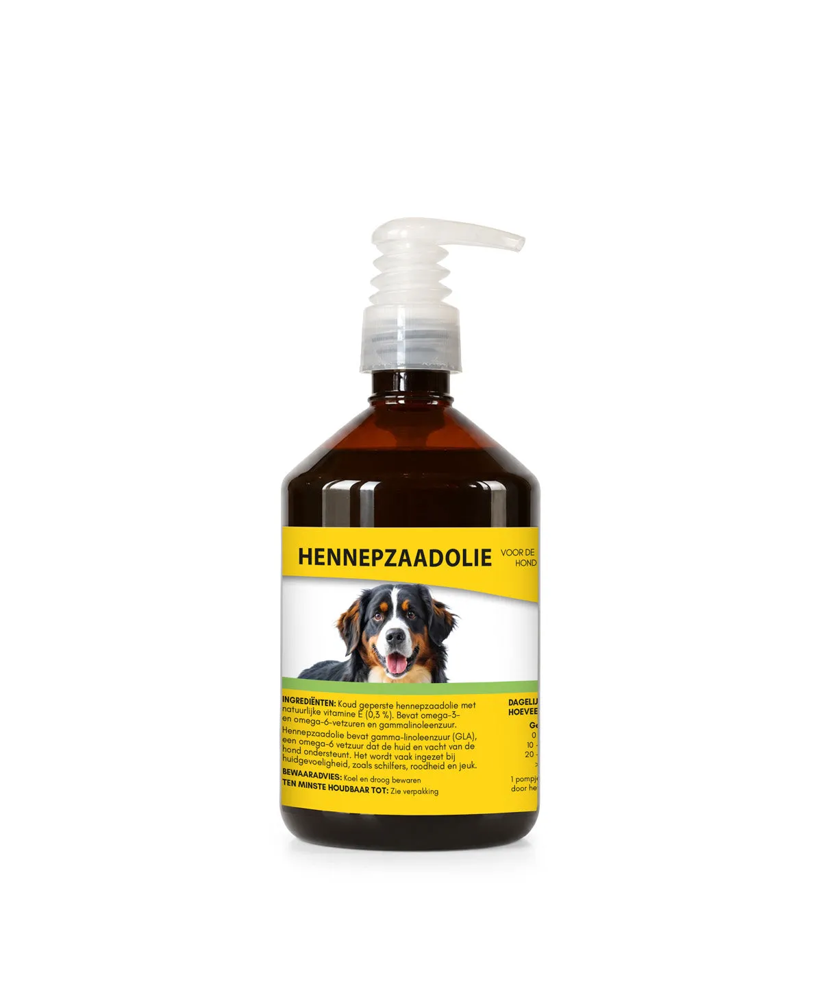 Hennepzaadolie met pompje 500ml