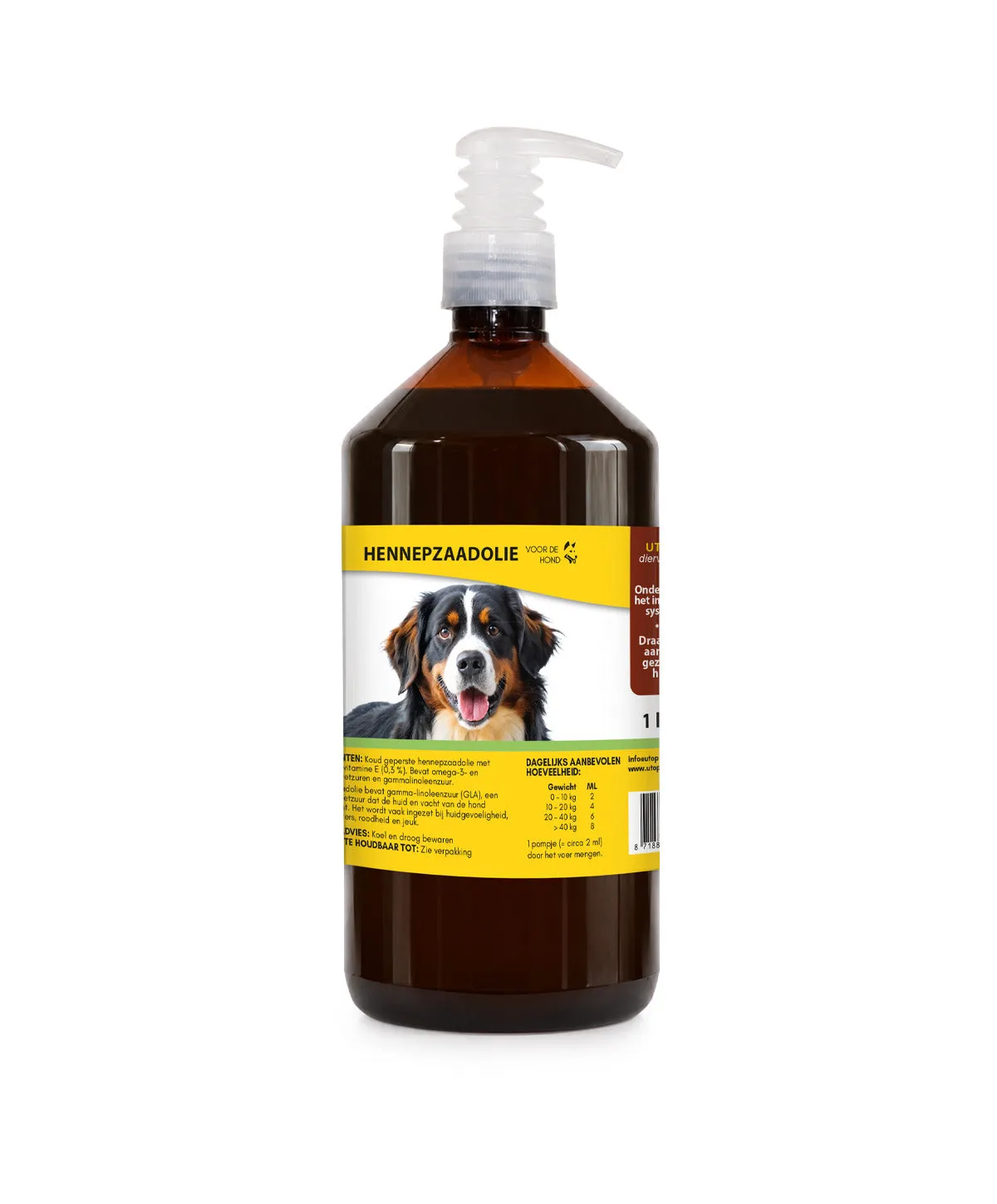 Hennepzaadolie met pompje 1000ml