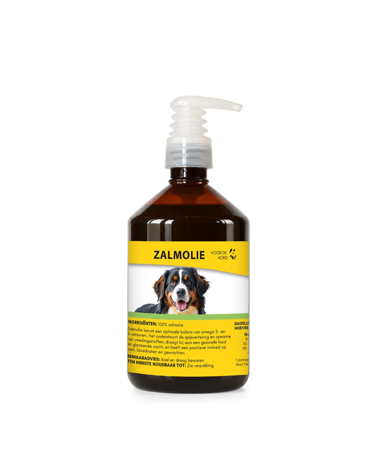 zalmolie naturel 500ml met pompje
