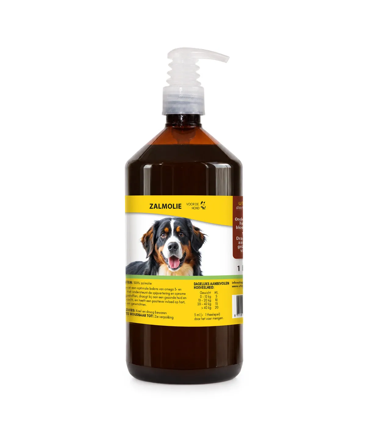 zalmolie naturel 1000ml met pompje