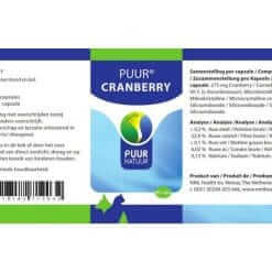 PUUR Cranberry 90 caps info