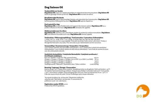 Dog Salmon Oil 250ml rear