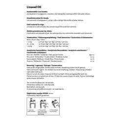 Lijnzaadolie 500ml rear