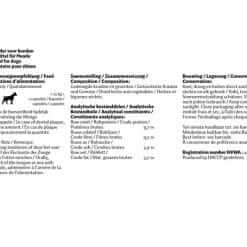 Dental Oral Care Hond 90st rear