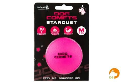 Dog Comets Ball Stardust Roze M 6cm