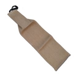 Plaaglap jute met lus 100x30
