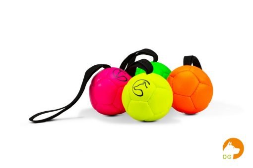 Trainingsbal 9cm met handlus kleuren