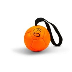 Trainingsbal 9cm met handlus oranje