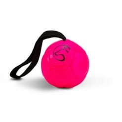 Trainingsbal 9cm met handlus pink