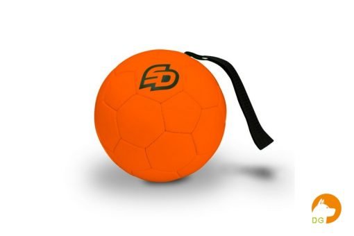 Trainingsbal 16cm met handlus oranje