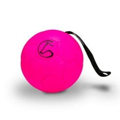 Trainingsbal 16cm met handlus pink
