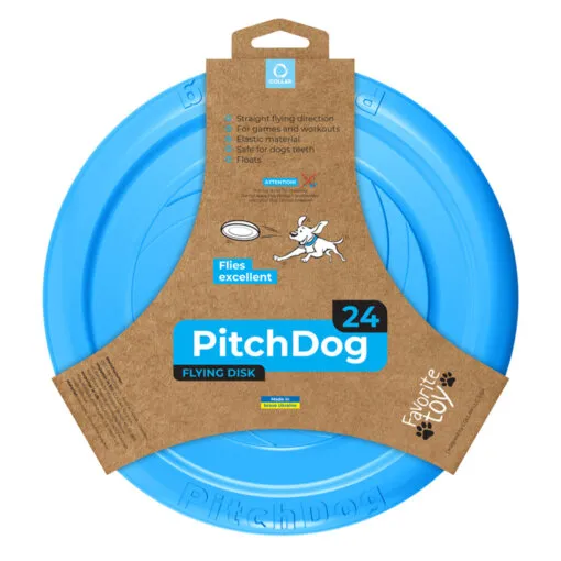 PitchDog Flying Disk 24 blauw shop