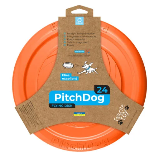 PitchDog Flying Disk 24 oranje shop