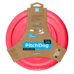 PitchDog Flying Disk 24 roze shop