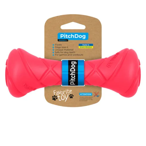 PitchDog Barbell Roze verpakking